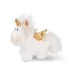 Nici 46373 Angelia 22cm – Animaux Peluches Pour Filles, Garçons, Bébés Câliner Et Pour Jouer Moelleuses – Theodor & Friends, Or – Doudous Licornes, Blanc/Doré, 22 Cm -Nici 6582584 0