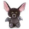 Nici L’Originale – Glubschis Baako 45 Cm – Chauve Souris Grands Yeux Pailletés – Jouets Tout Doux Pour Les Amateurs De Peluches – Doudou Câlin, 46761, Noir/Gris