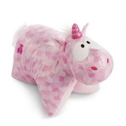 Nici Coussin Doudou Licorne Pink Diamond 40x30 Cm, 47636, Rose