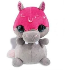 Nici Doos 42145 Itomu Peluche Hippopotame 12 Cm, Multicolore, Dimensions : Env.