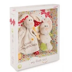 Nici My First - Coffret Naissance Doudou 18 Cm Et Lapin Plat Tilli