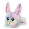 Nici Glubschis : L’Originale – Glubschis Lapin En Peluche Rainbow Candy 15 Cm – Lapin Couché Avec De Grands Yeux Pailletés – Douillets Pour Les Amateurs De Peluches – Doudou – Cadeau Enfant 46922 -Nici 8816375 0