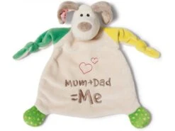 Nici 26 Nici 40037 - Comforter Dog Mum+Dad=Me 25x25cm