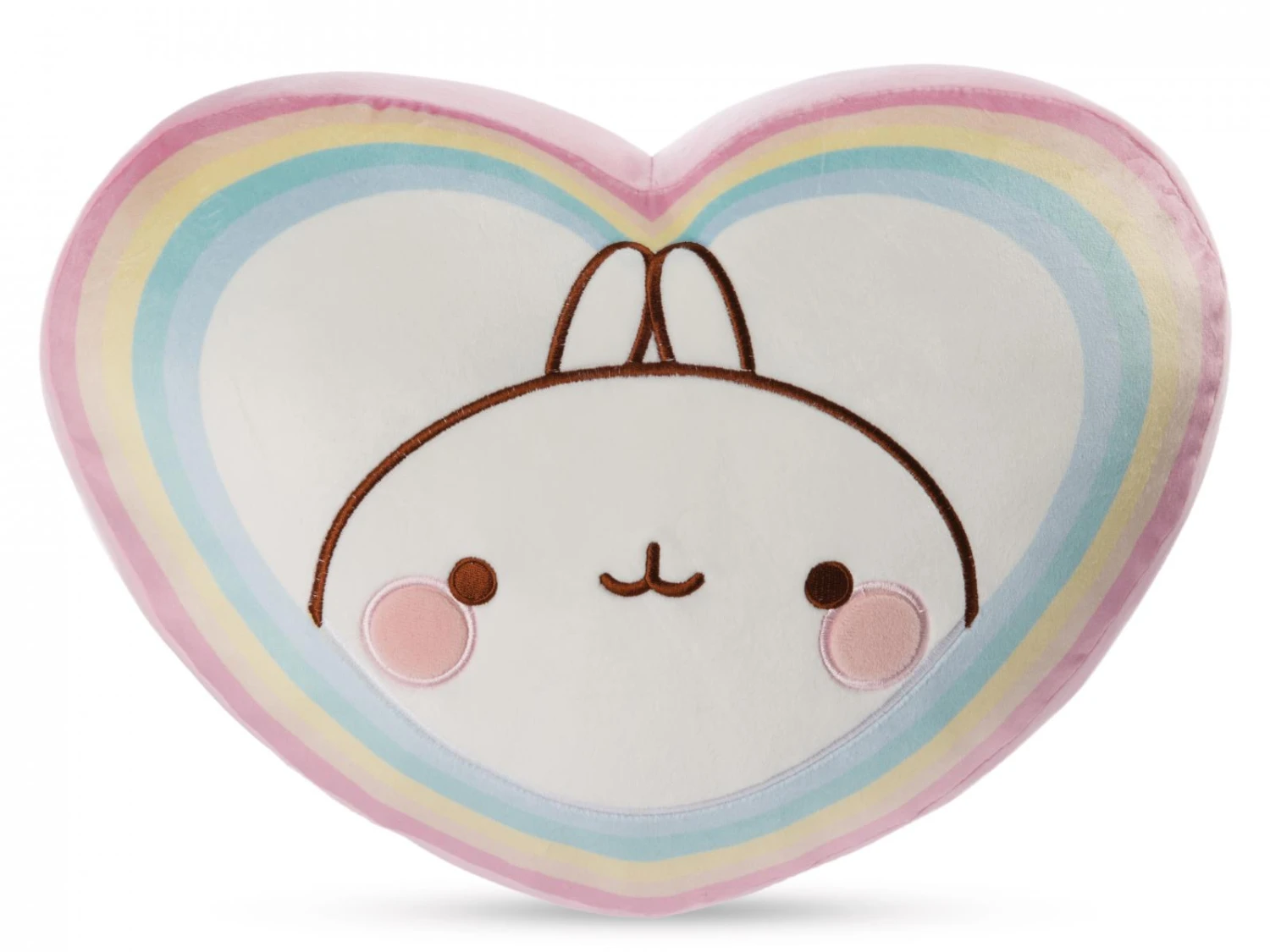 Nici 48228 - Cushion Heart Shaped Molang 40x30cm 3 Nici 48228 - Cushion Heart Shaped Molang 40x30cm