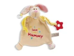 Nici 48891 - Comforter Rabbit 25x25cm With Teether And Pacifier