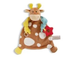 Nici 48892 - Comforter Cow 25x25cm With Teether And Pacifier